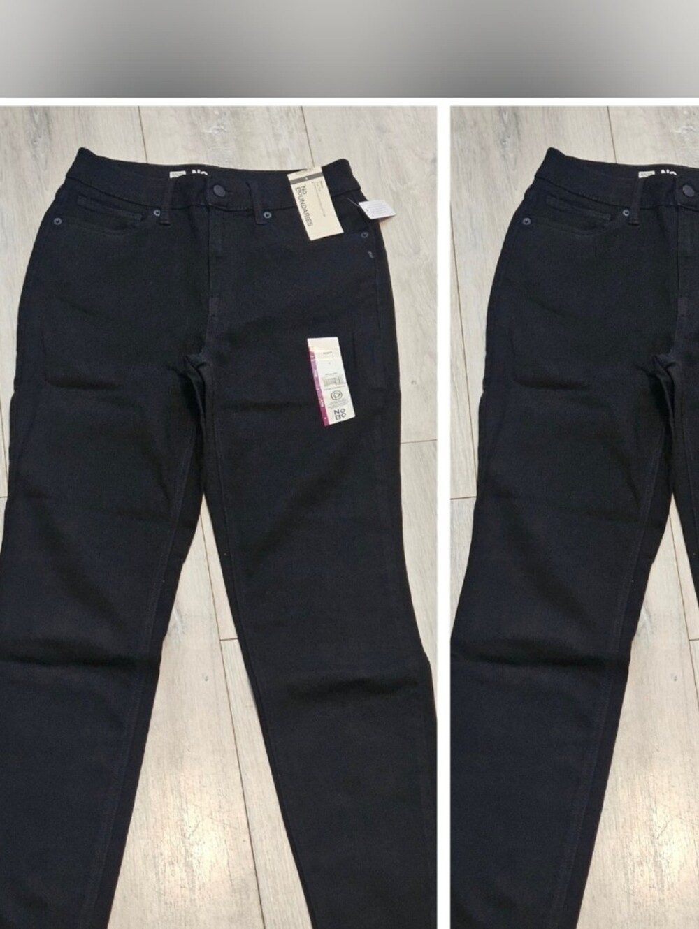 Lot Of 2 No Boundaries Women's High Rise Skinny Jeans Black Size 4 NWT Stretch